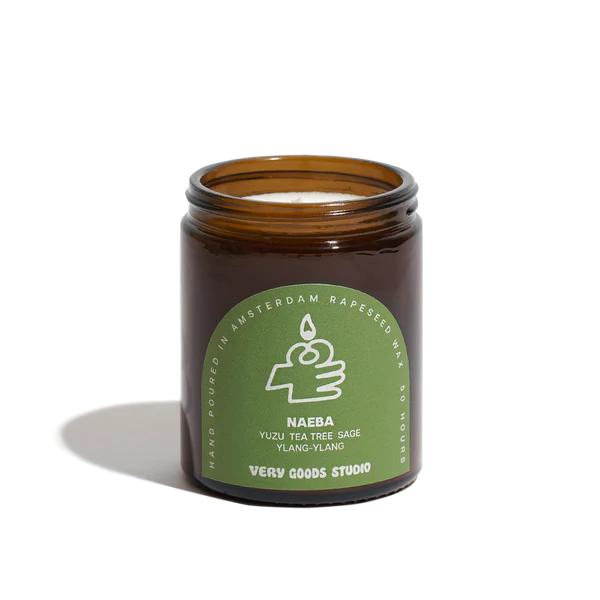 Very Goods Studio Amber Glass Candles - Naeba