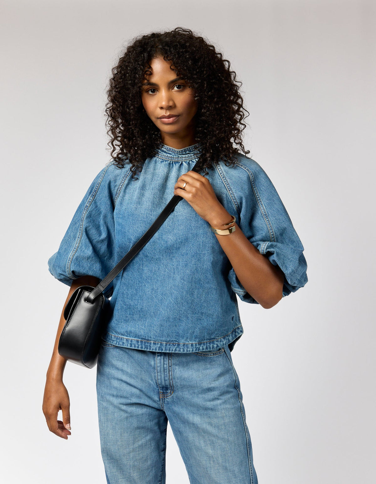 Nina Bag - Black Classic Leather