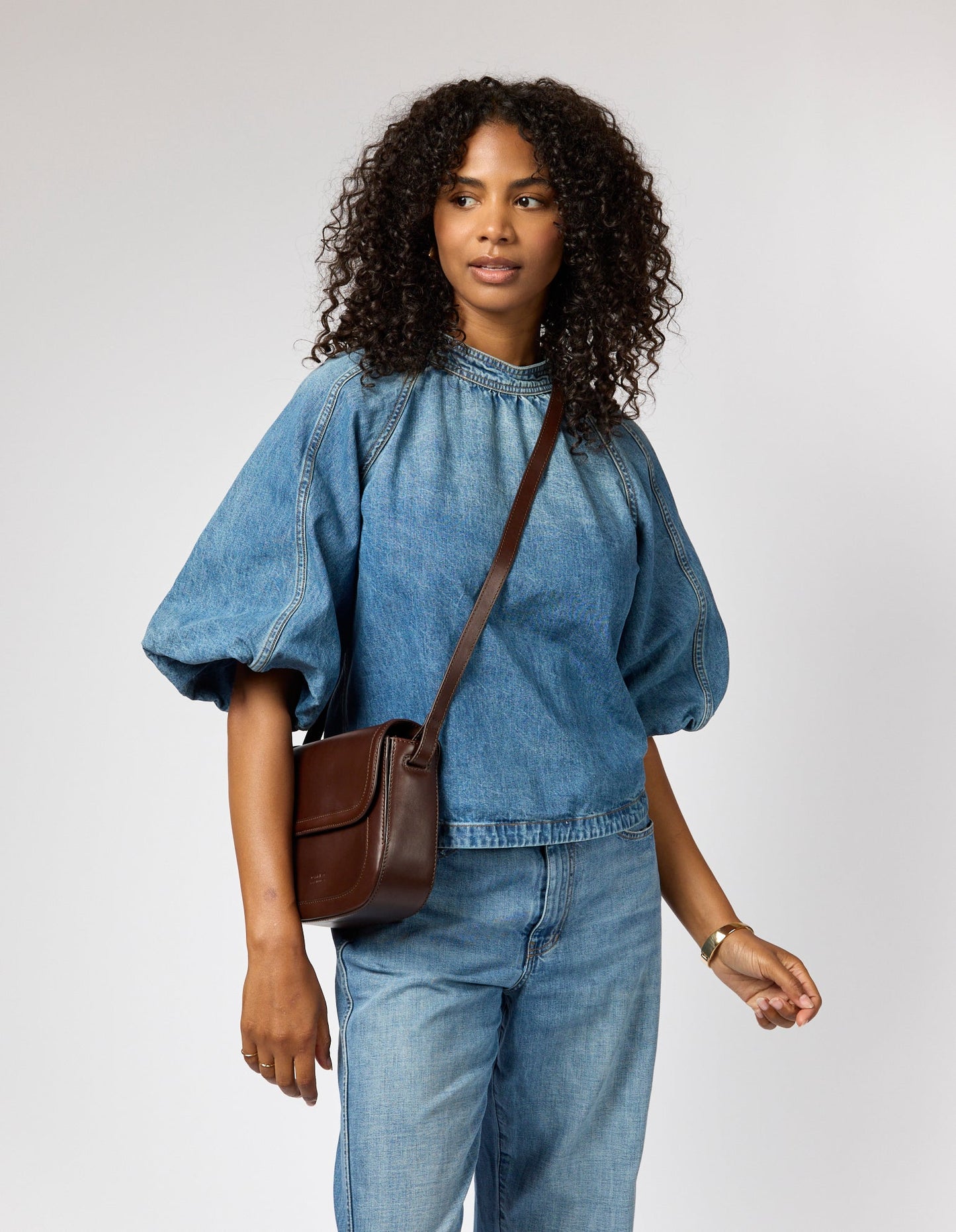 Nina Bag - Chocolate Classic Leather