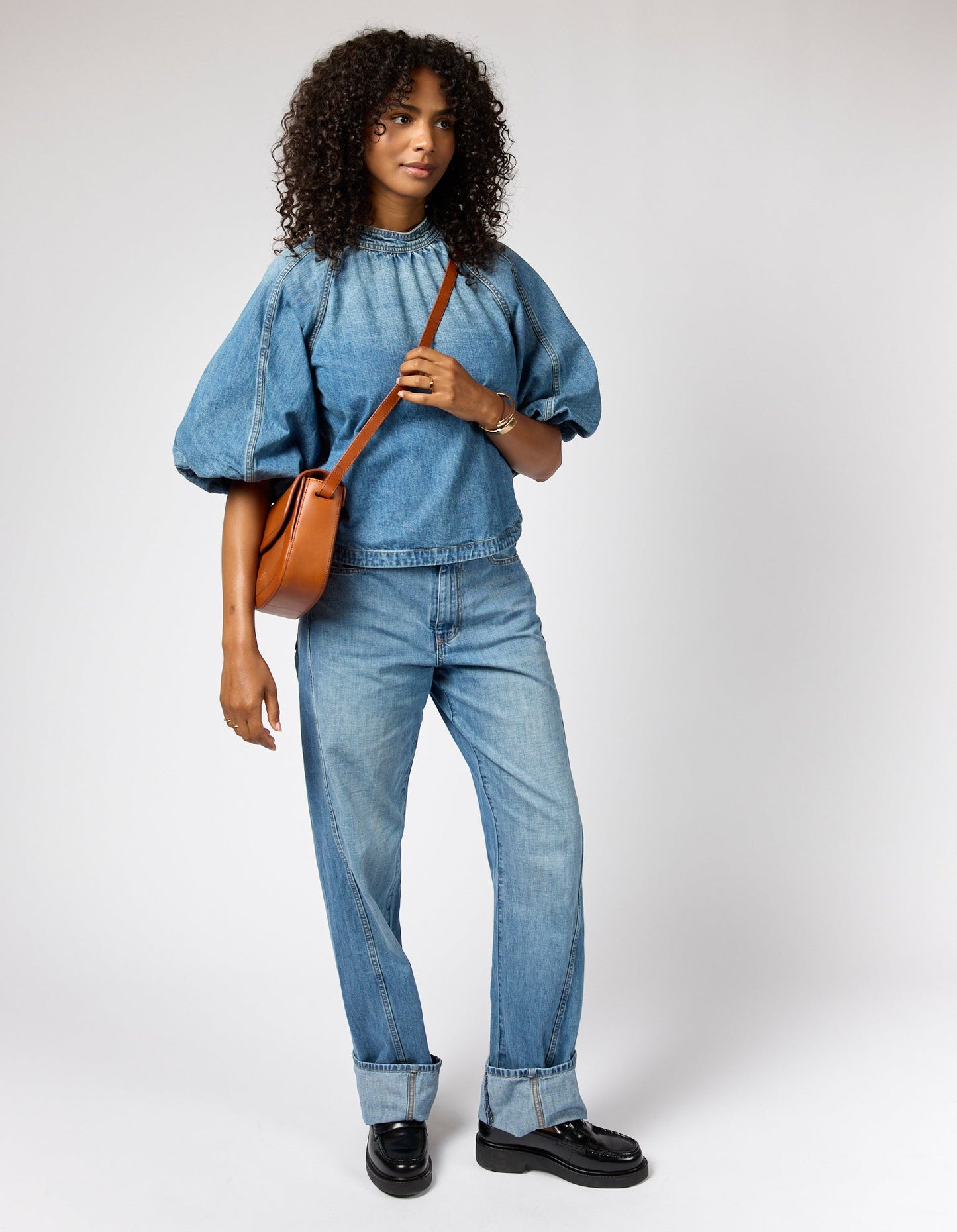 Nina Bag - Cognac Classic Leather