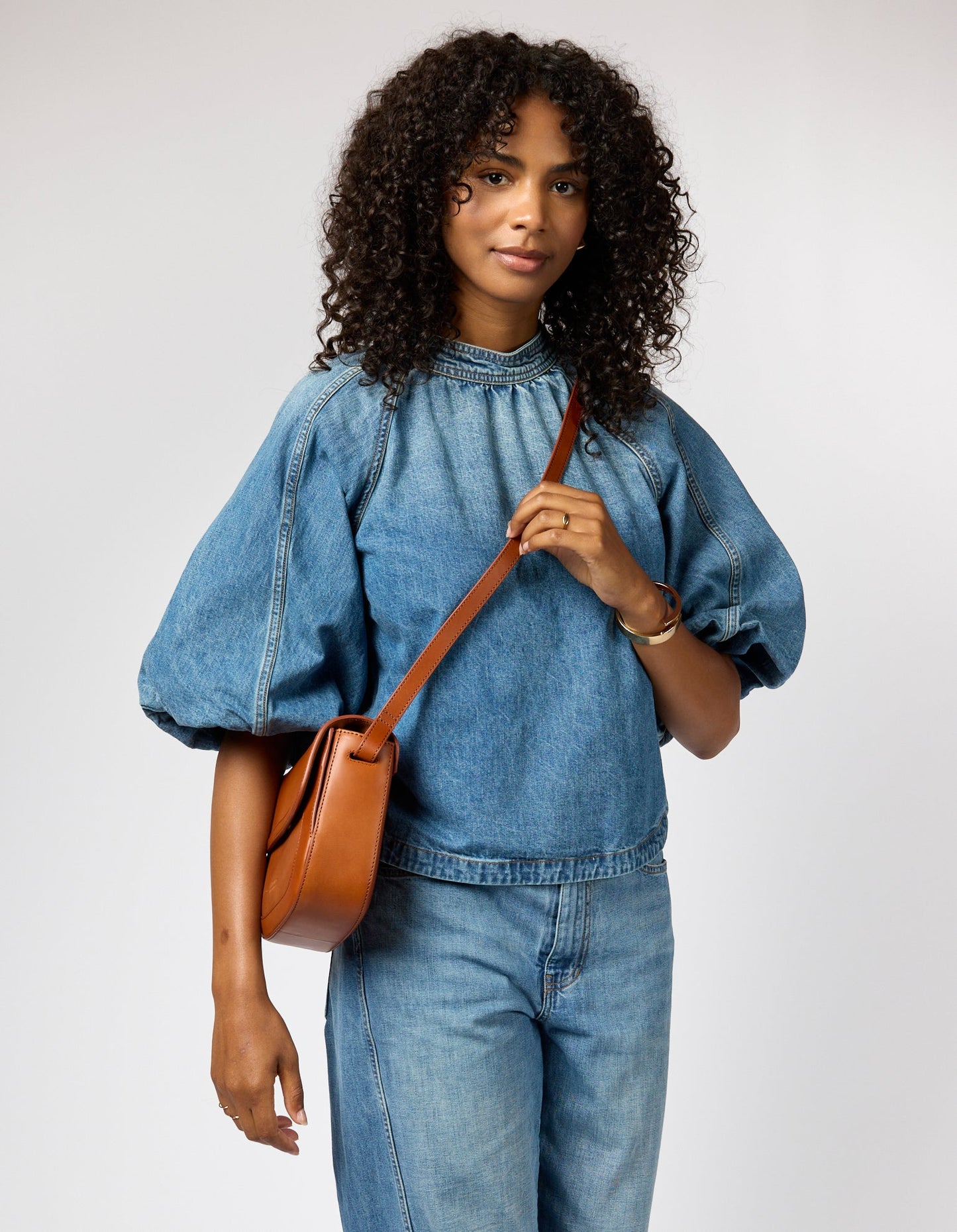 Nina Bag - Cognac Classic Leather