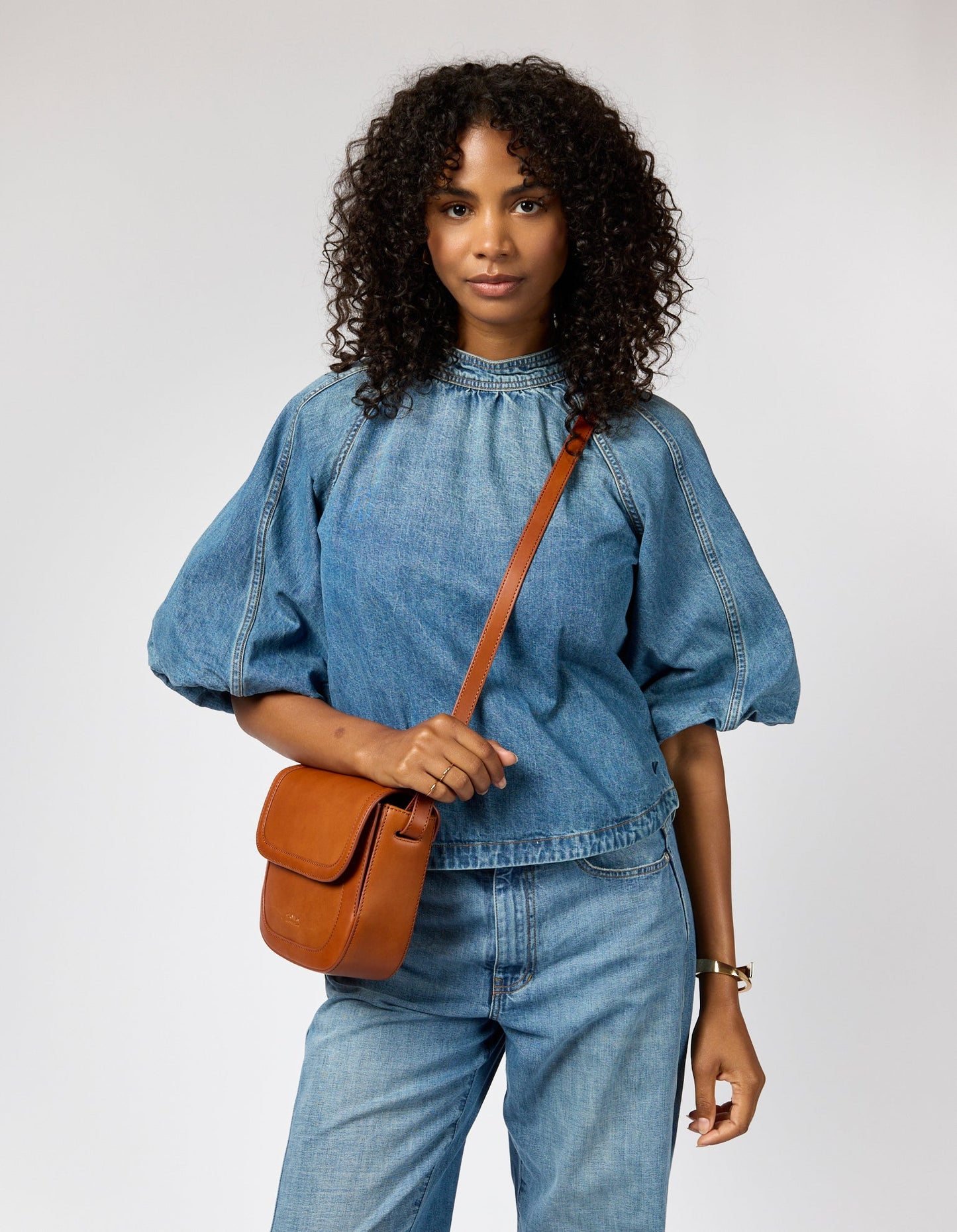 Nina Bag - Cognac Classic Leather