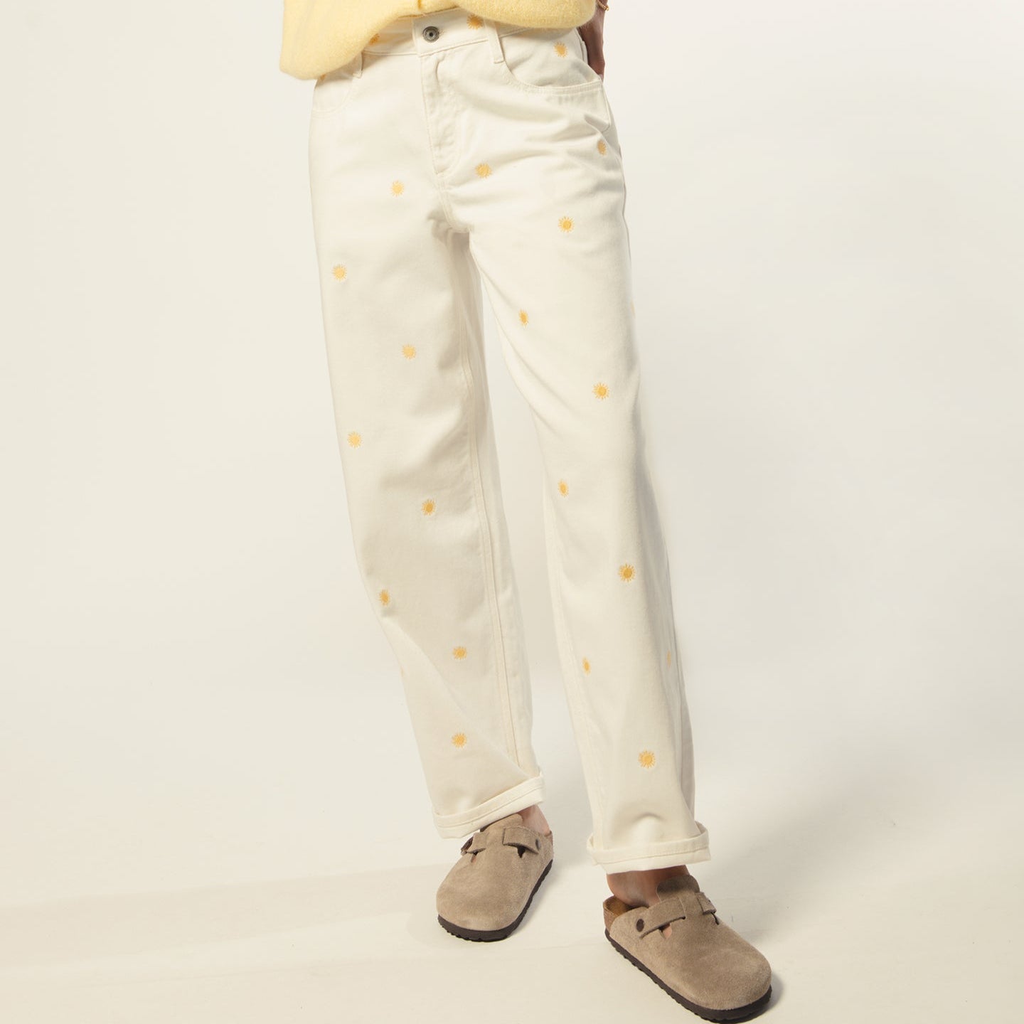 Odette Jeans - Embroidered