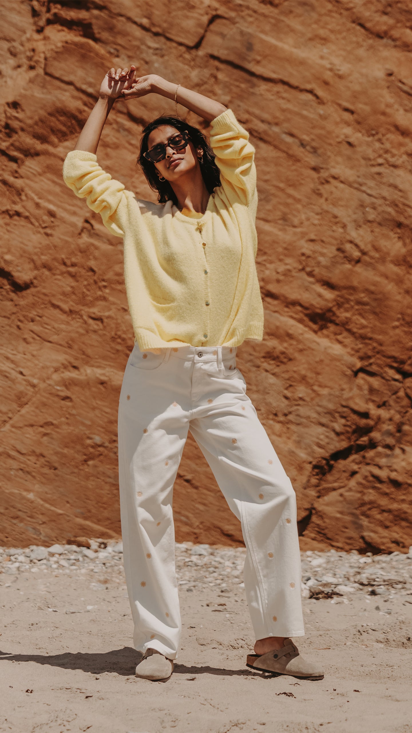 Odette Jeans - Embroidered