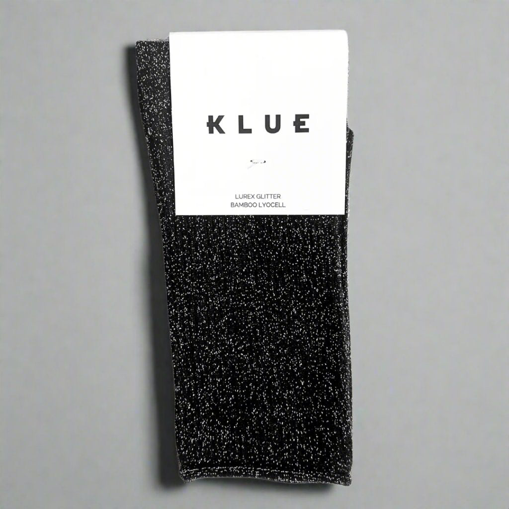 Glitter Lurex Socks - Black