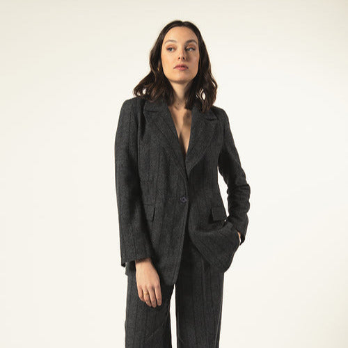 Paloma Striped Blazer Dandy - Carbone