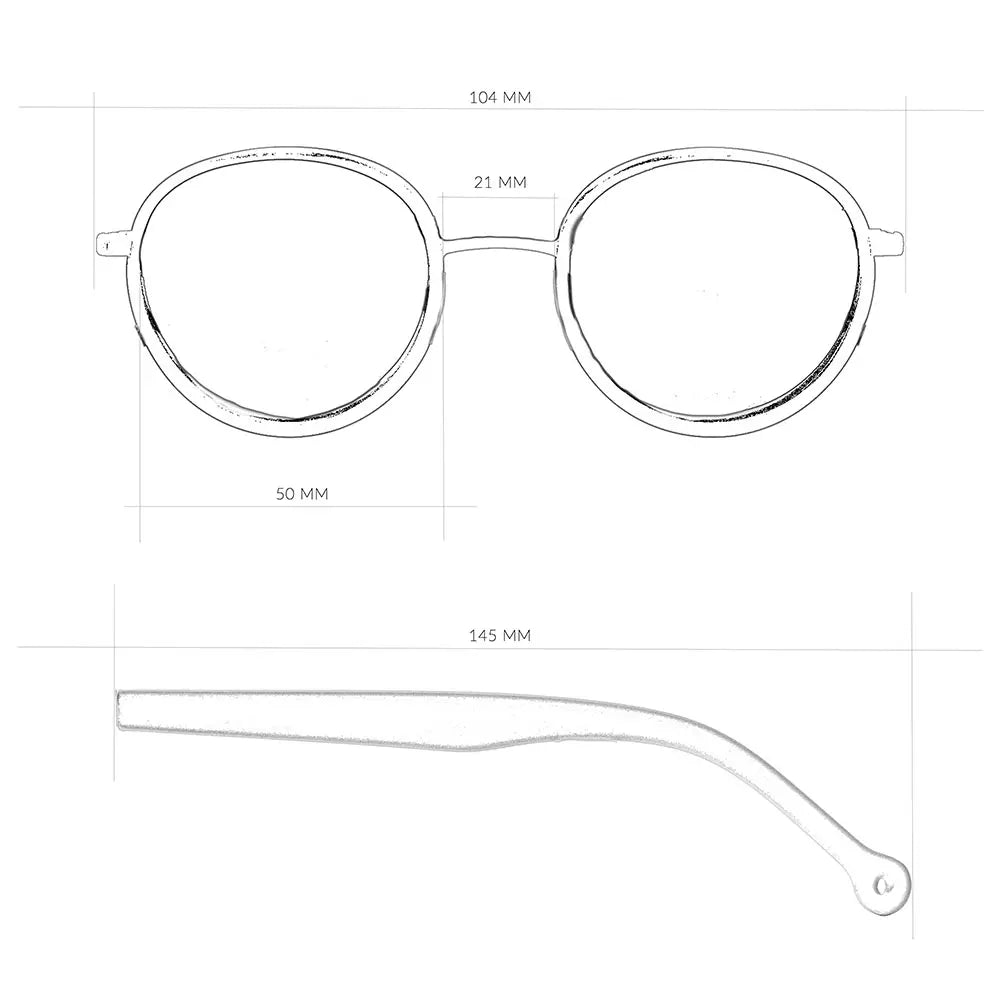 Sunglasses Huracan II - Caramel