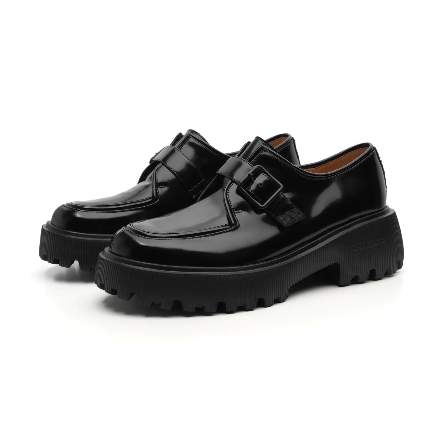 Woden Posey Monk Loafer - Black