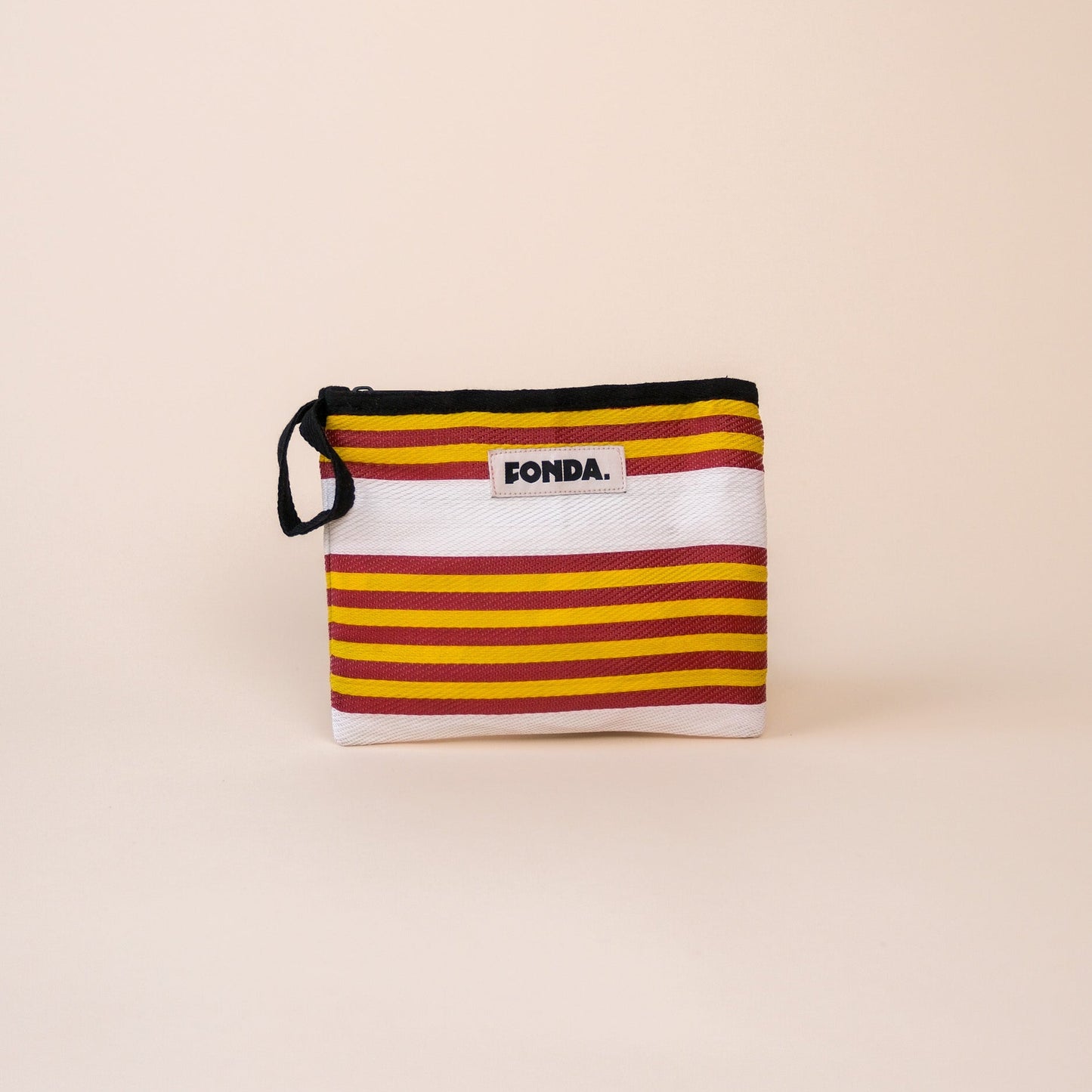 Pouch - White Yellow Red