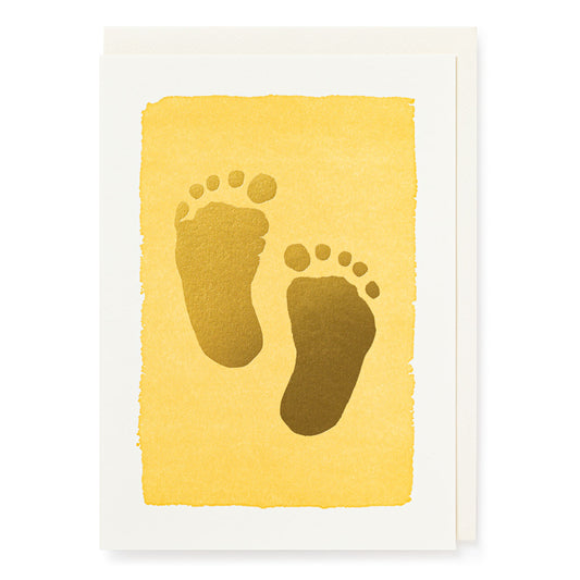 Archivist Gallery Greeting Card - Gold Toes