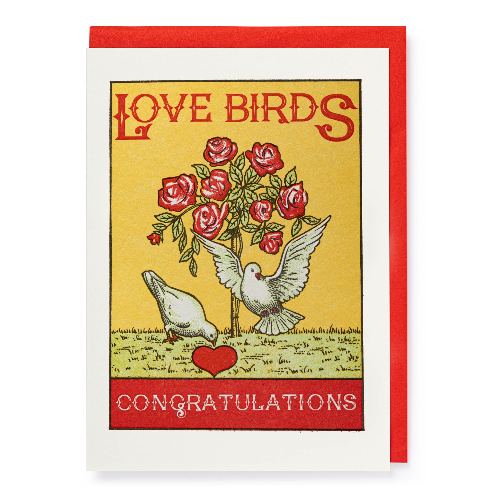 Archivist Gallery Greeting Card - Love Birds