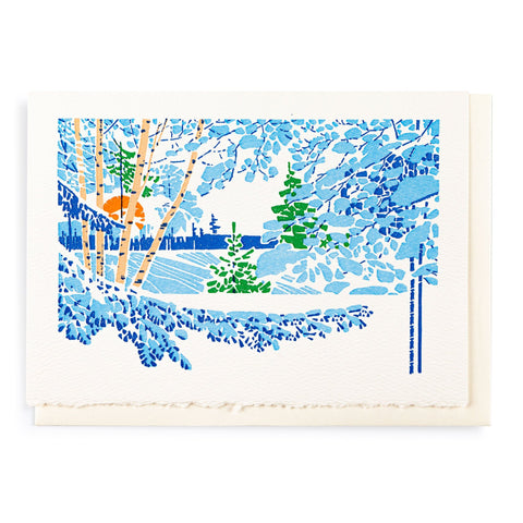 Archivist Gallery Greeting Card - Winter Snow