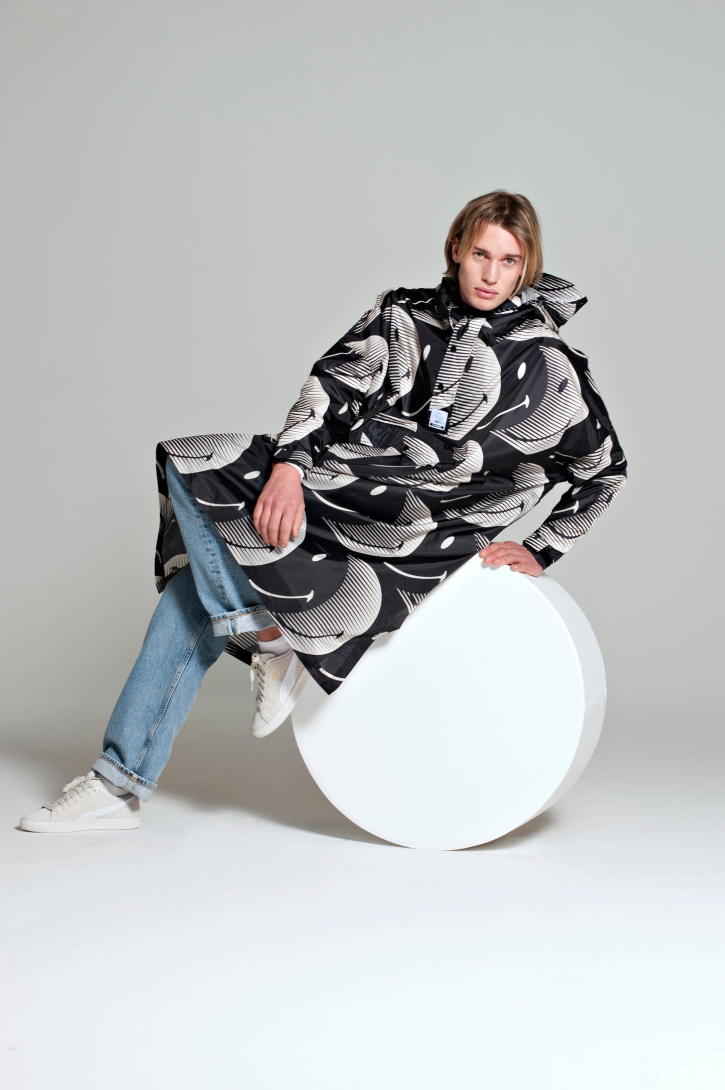 Poncho - Half Moon Smiley