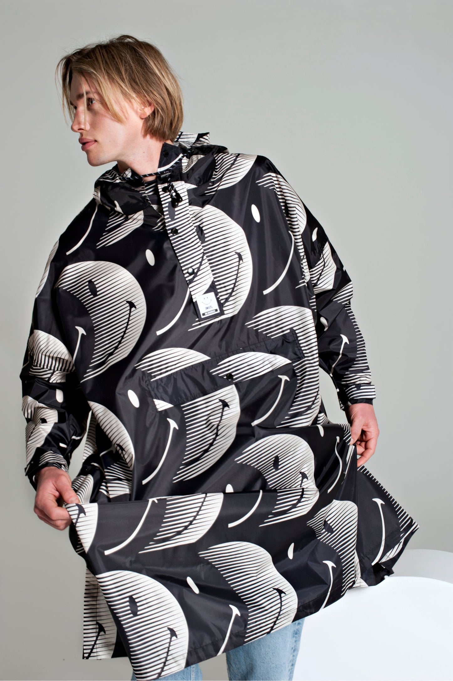 Poncho - Half Moon Smiley