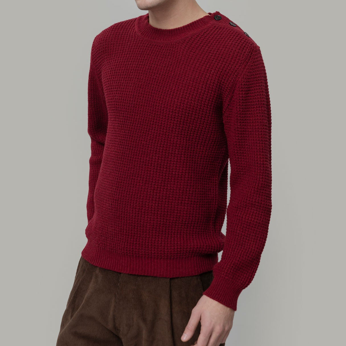 Gioele Wool Sweater - Red