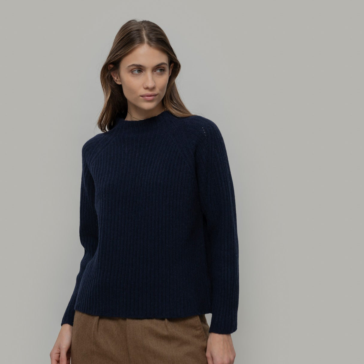 Paola Wool Sweater - Blue Mora