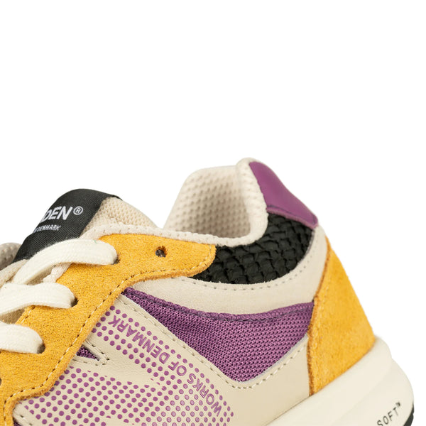 Woden Rigmor Sneaker - Old Gold/Amethyst