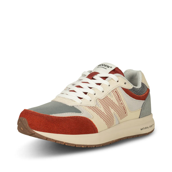 Woden Rigmor Sneaker - Rust/Autumn Grey