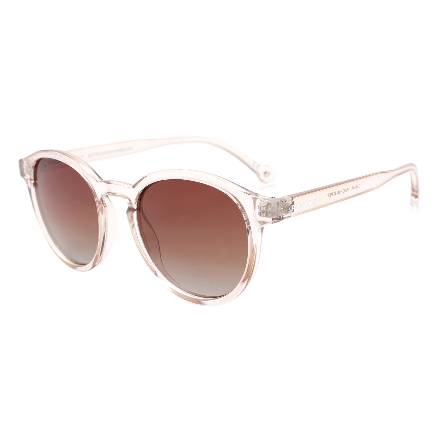 LAST ONE - Canal Sunglasses - Transparent Nude