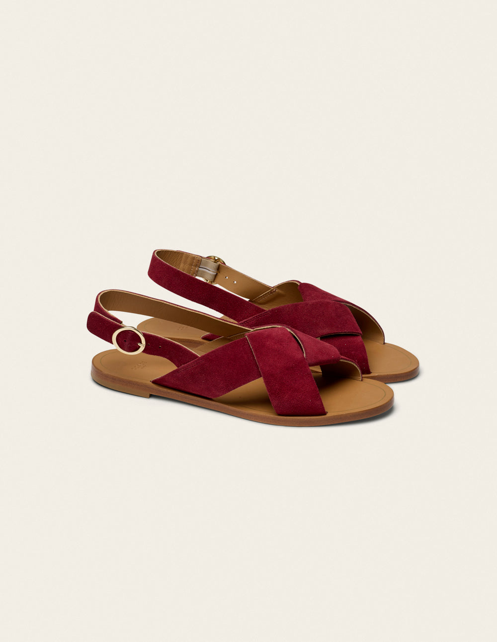 LAST PAIR in 41 - Paloma Sandals - Purple Suede