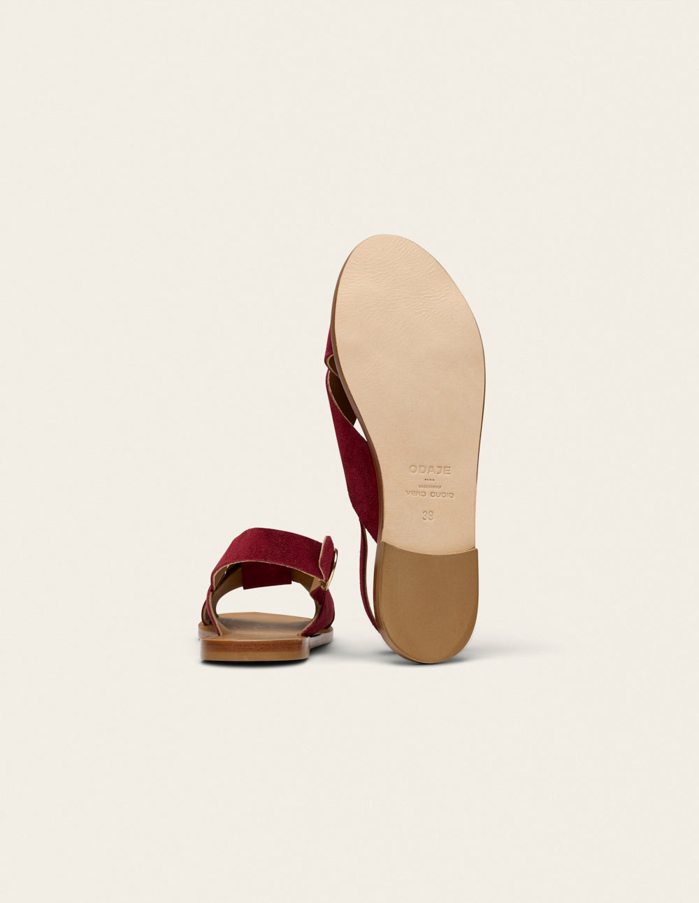 LAST PAIR in 41 - Paloma Sandals - Purple Suede