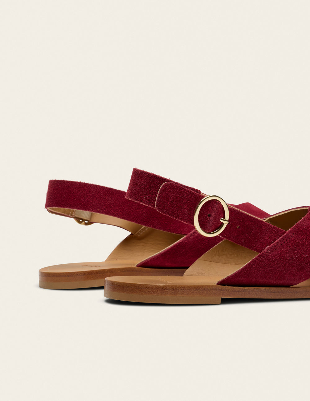 LAST PAIR in 41 - Paloma Sandals - Purple Suede