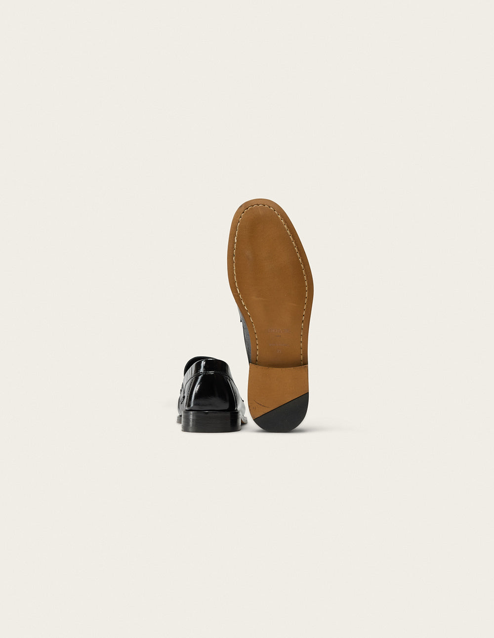 LAST ONE in 41 - Halley Loafer - Pleated Black