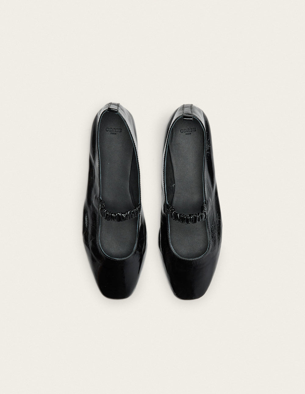 Ballerina Serra - Pleated Black