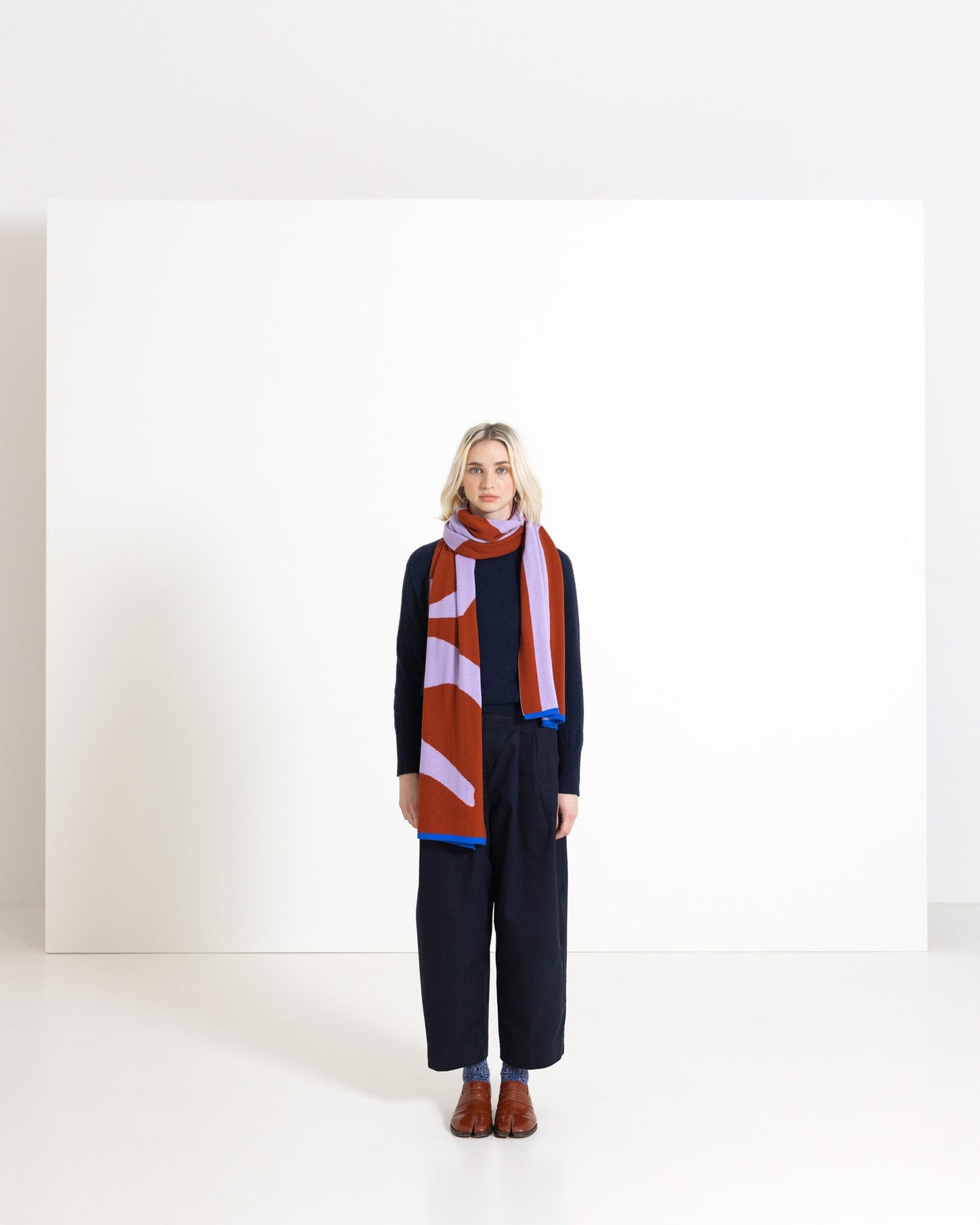Semicolon Maxi Scarf - Lilac