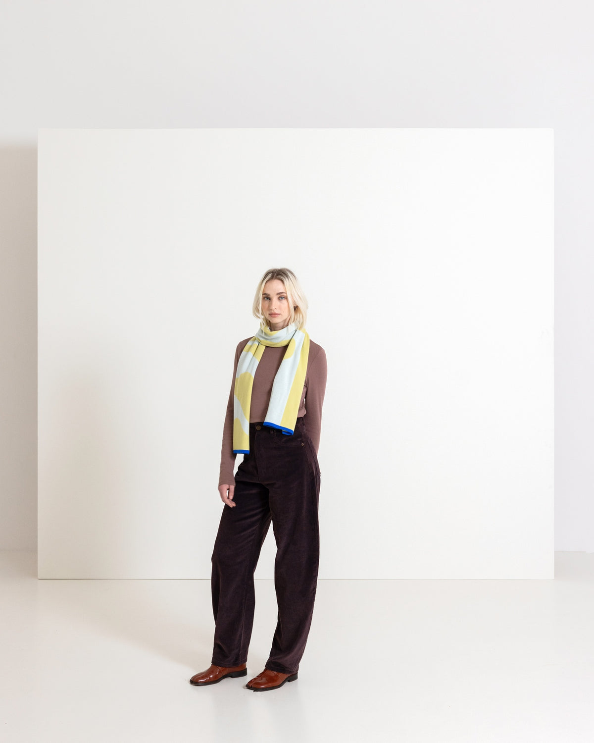 Semicolon Midi Scarf - Teal