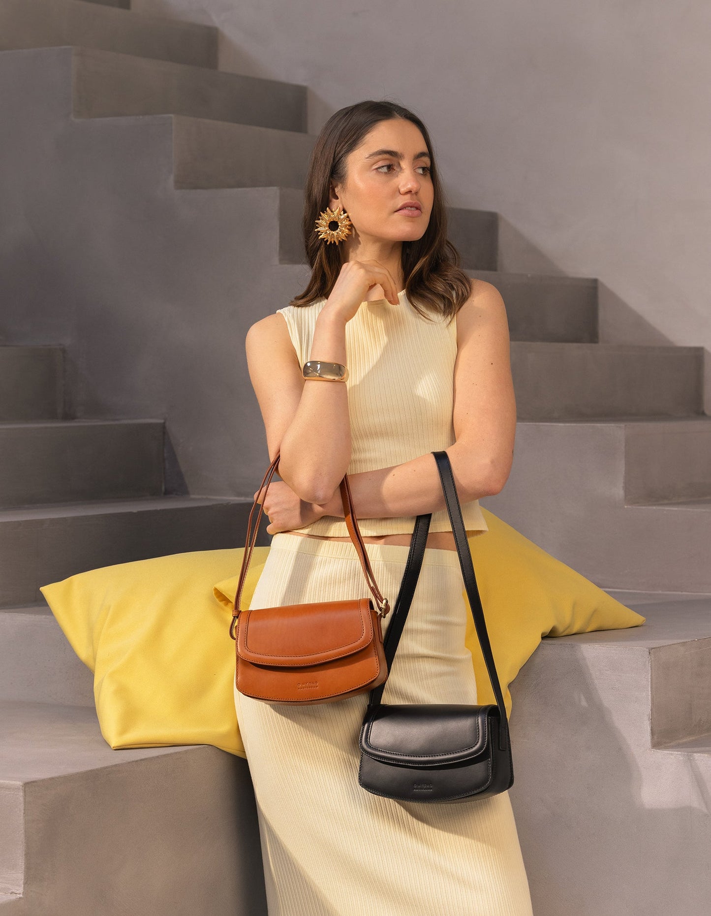 Kendalini Bag - Cognac Classic Leather