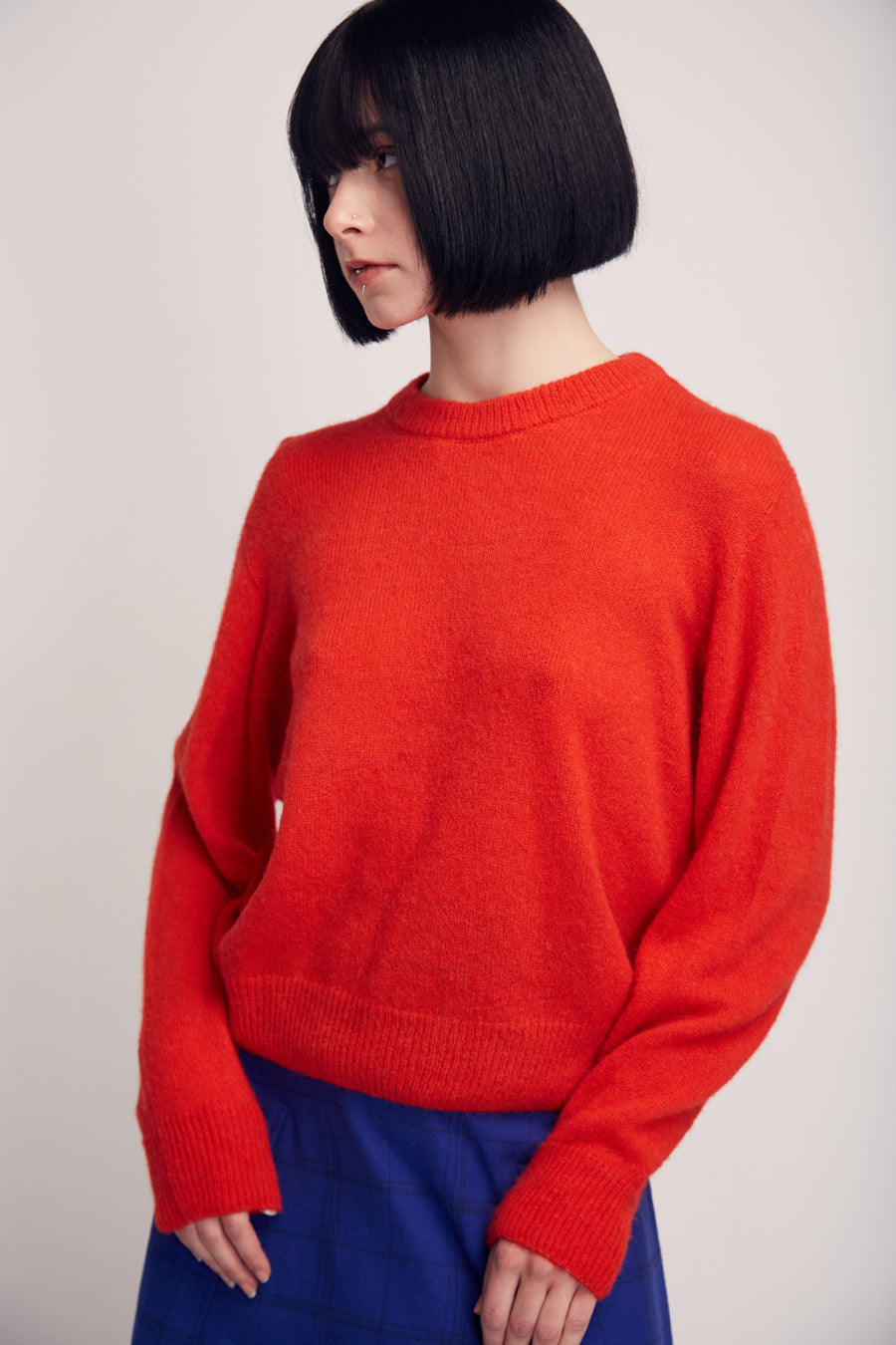 LAST ONE IN S- Babol Alpaca Jumper - Red