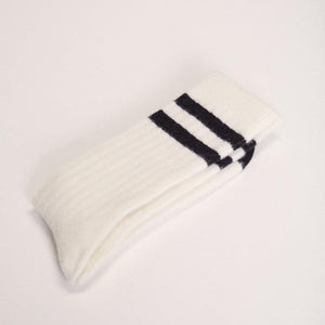 Vintage Wool Socks - White