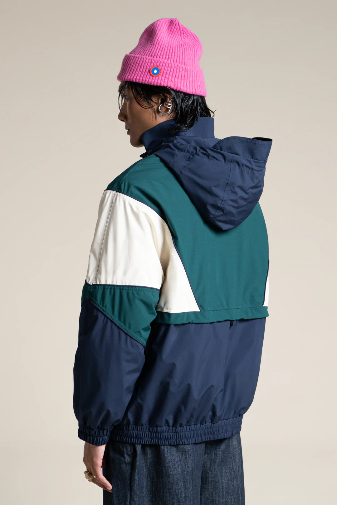 Saint-Martin Jacket Tricolor - Indigo/Sapin