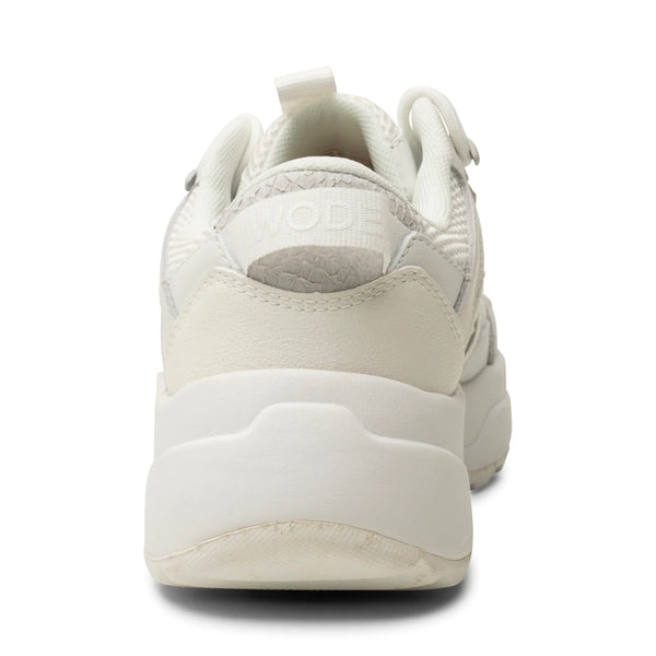 Woden Sif Reflective Sneaker - Blanc de Blanc