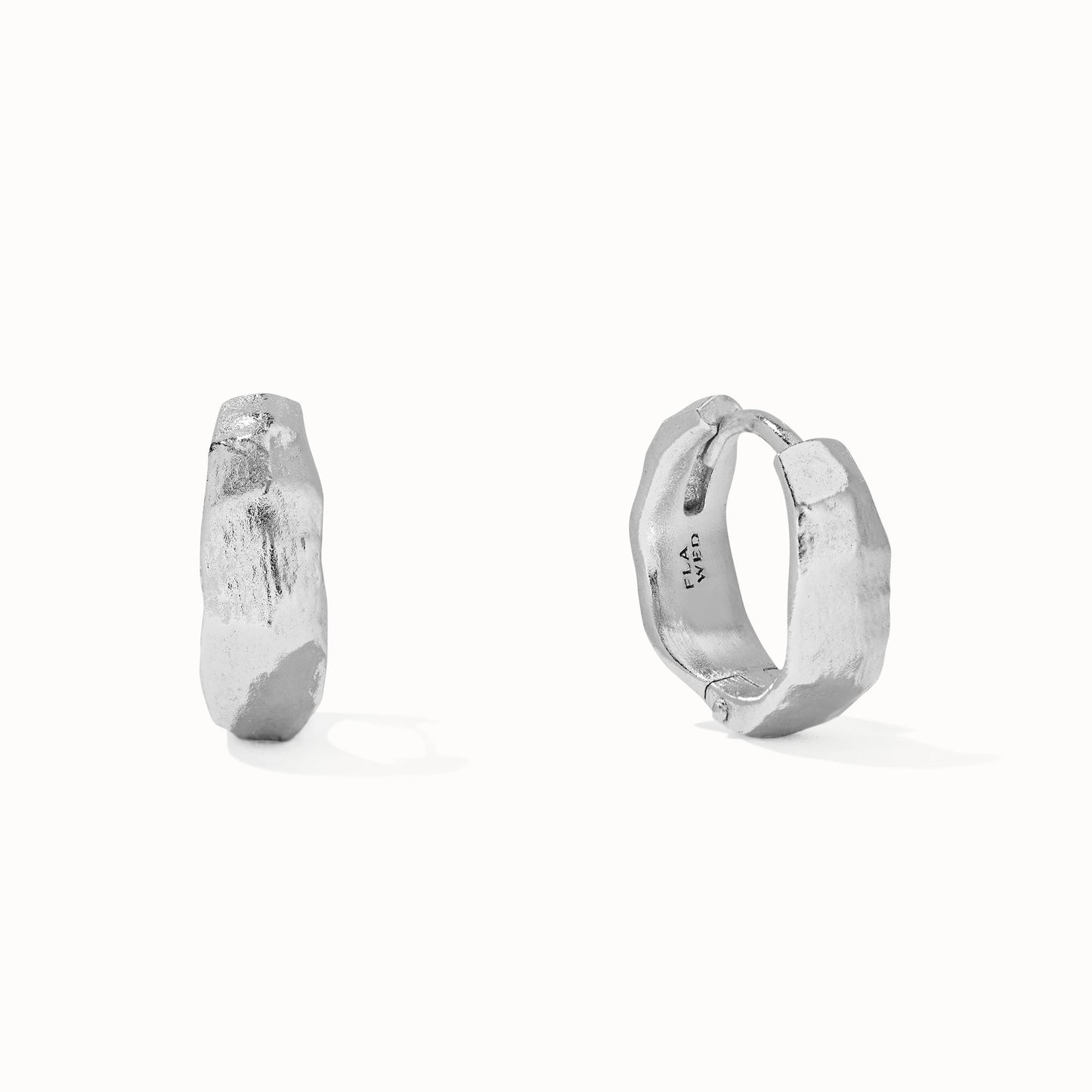 Flawed Ava Hoops - Silver