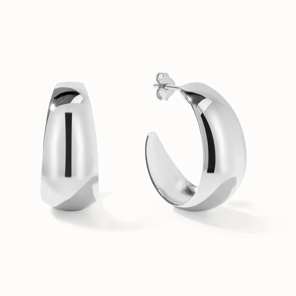 Nia Hoops - Silver