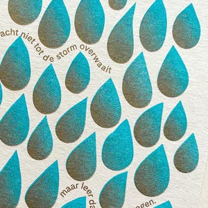 Greeting Card - Dancing in the Rain