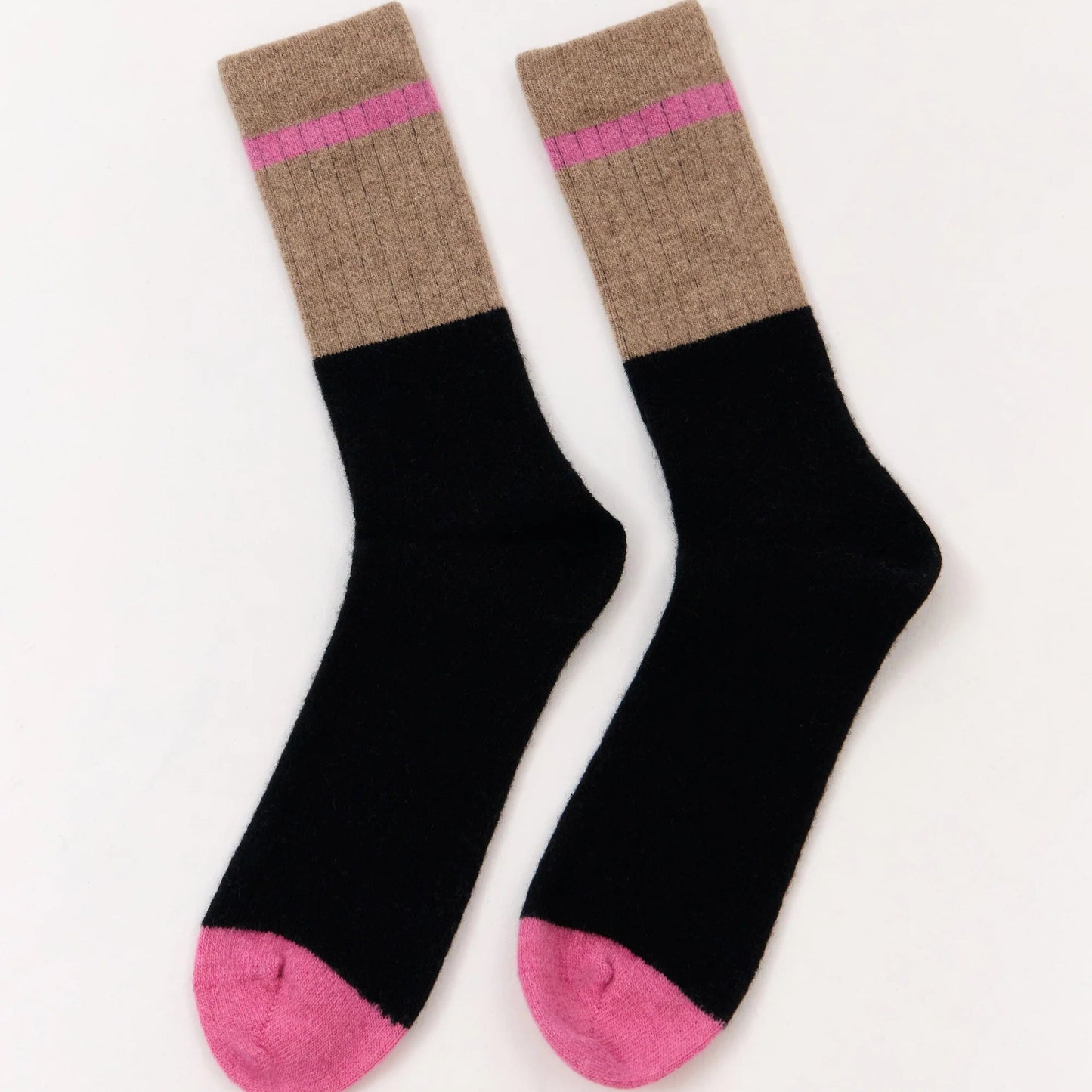 Andes Wool Socks - Pink