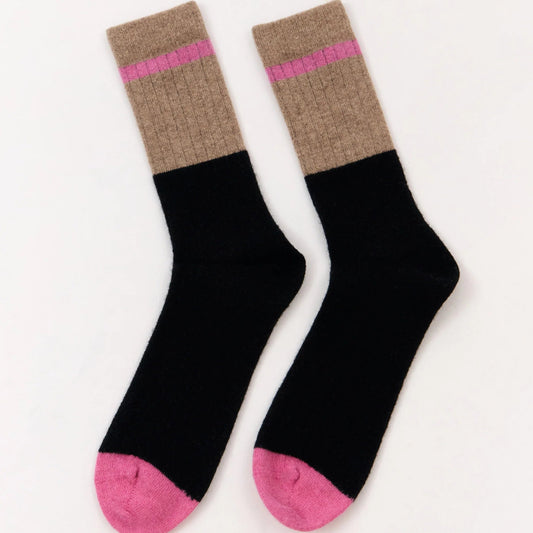 Andes Wool Socks - Pink