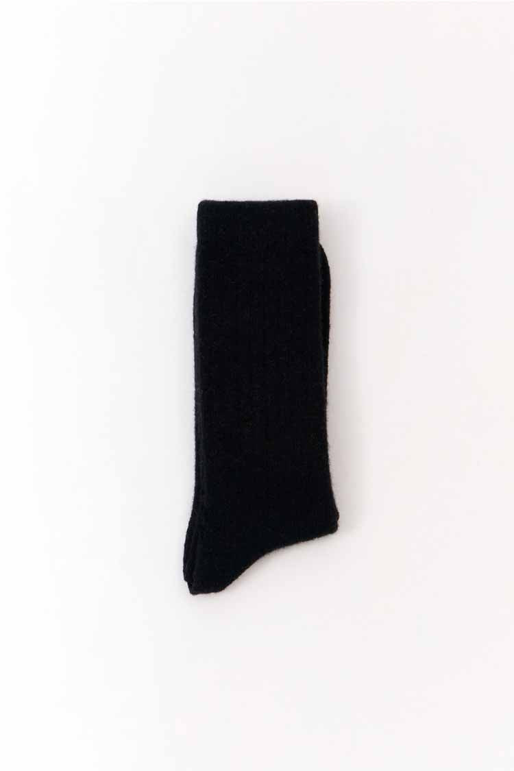 Lisos Wool Socks - Black