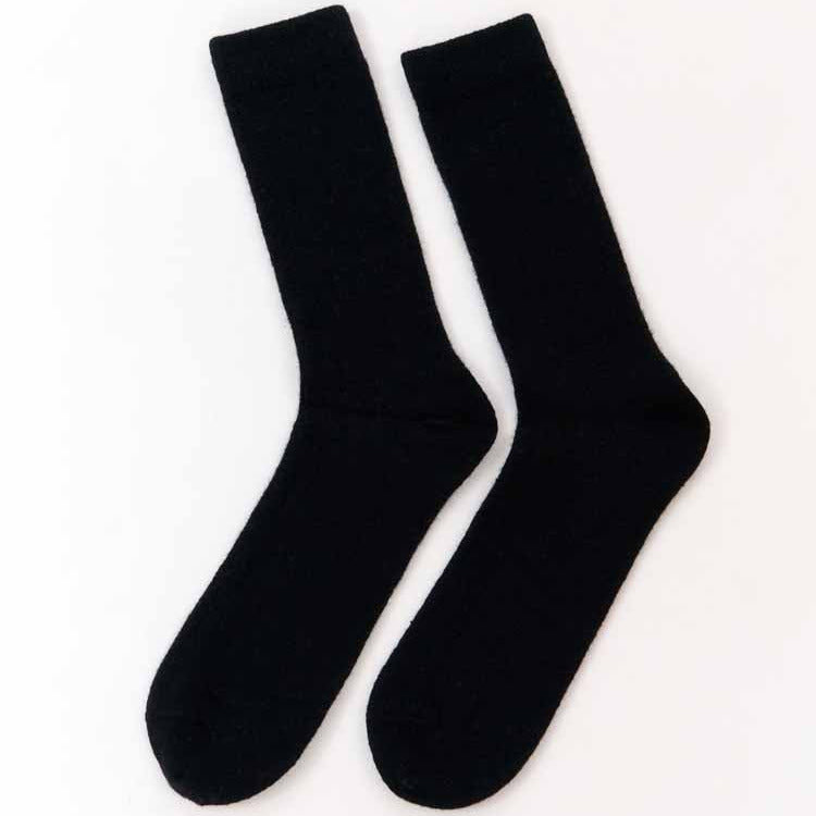Lisos Wool Socks - Black