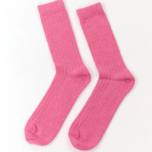 Lisos Wool Socks - Pink