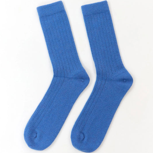 Lisos Wool Socks - Blue