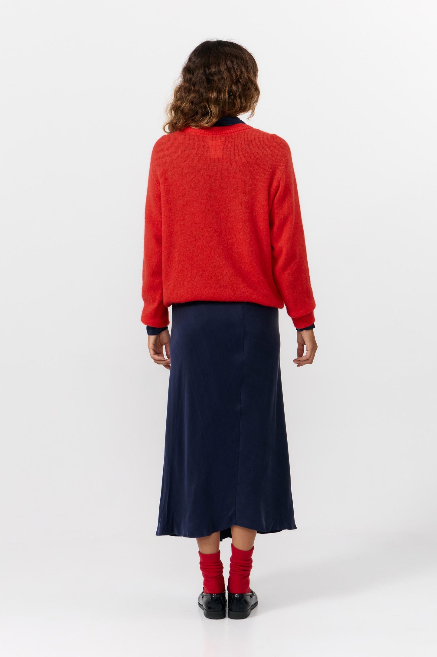 LAST ONE IN S- Babol Alpaca Jumper - Red