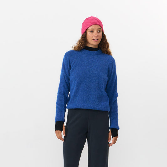 LAST ONES in L - Babol Alpaca Jumper - Blue