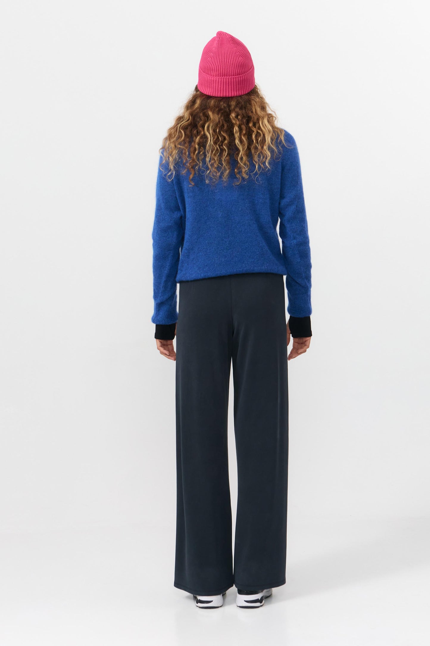 LAST ONE in M - Babol Alpaca Jumper - Blue