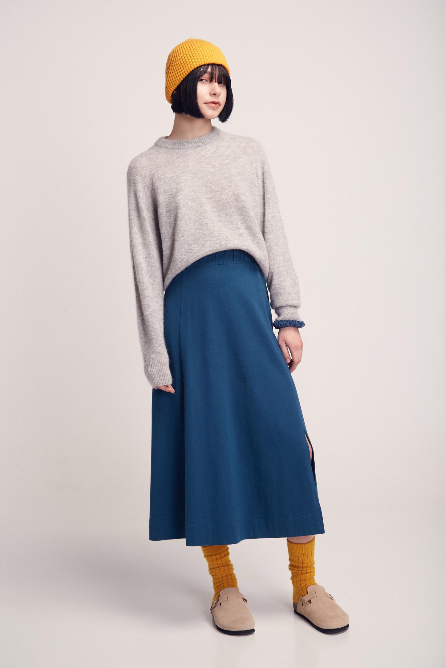 LAST ONE in S - Babol Alpaca Jumper - Light Grey