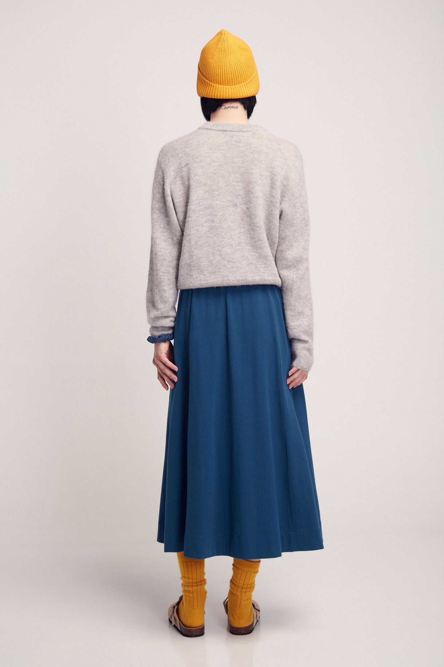 LAST ONE in S - Babol Alpaca Jumper - Light Grey