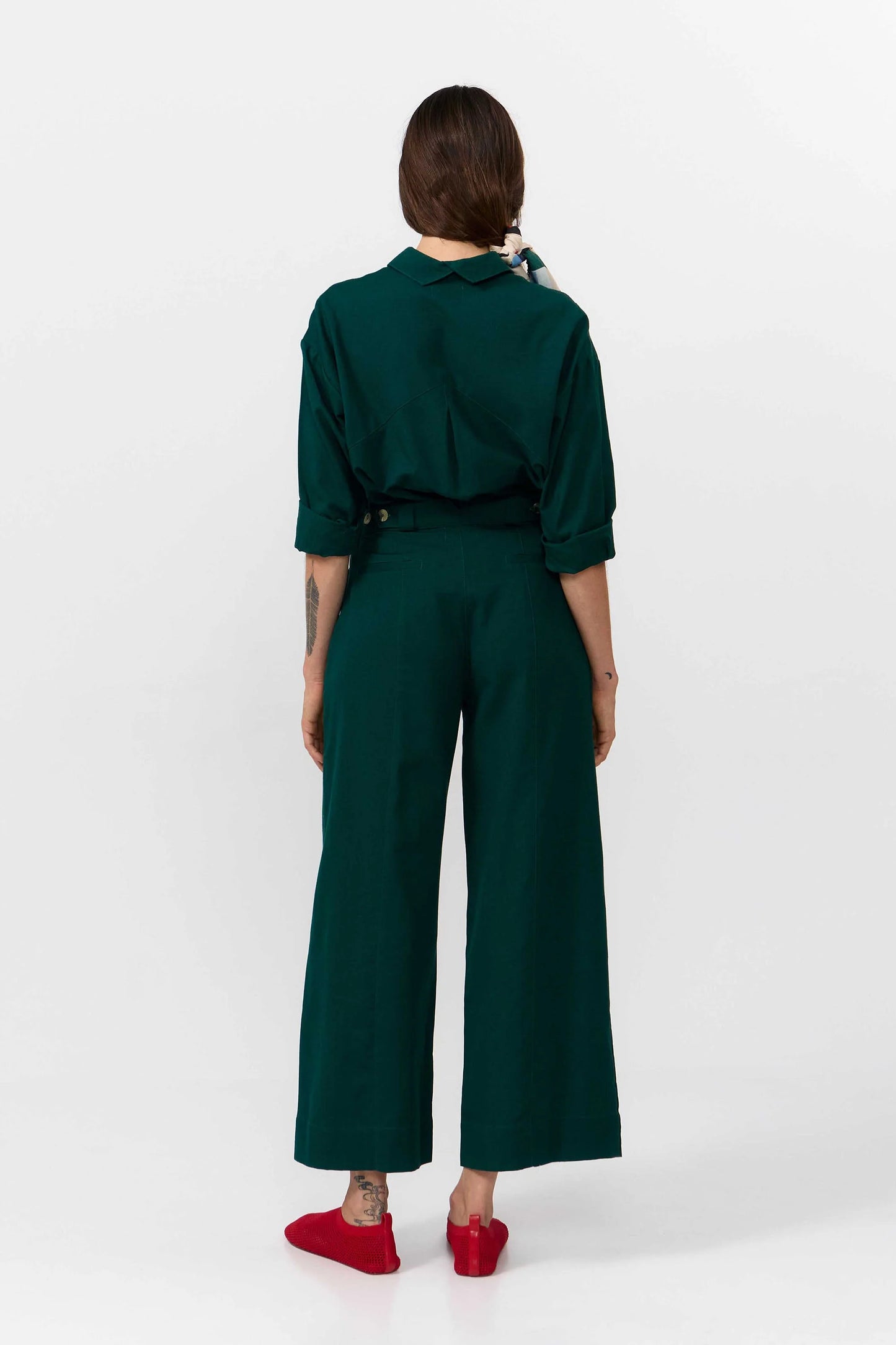 LAST ONE in XS - Ulla Pants - Deep Green